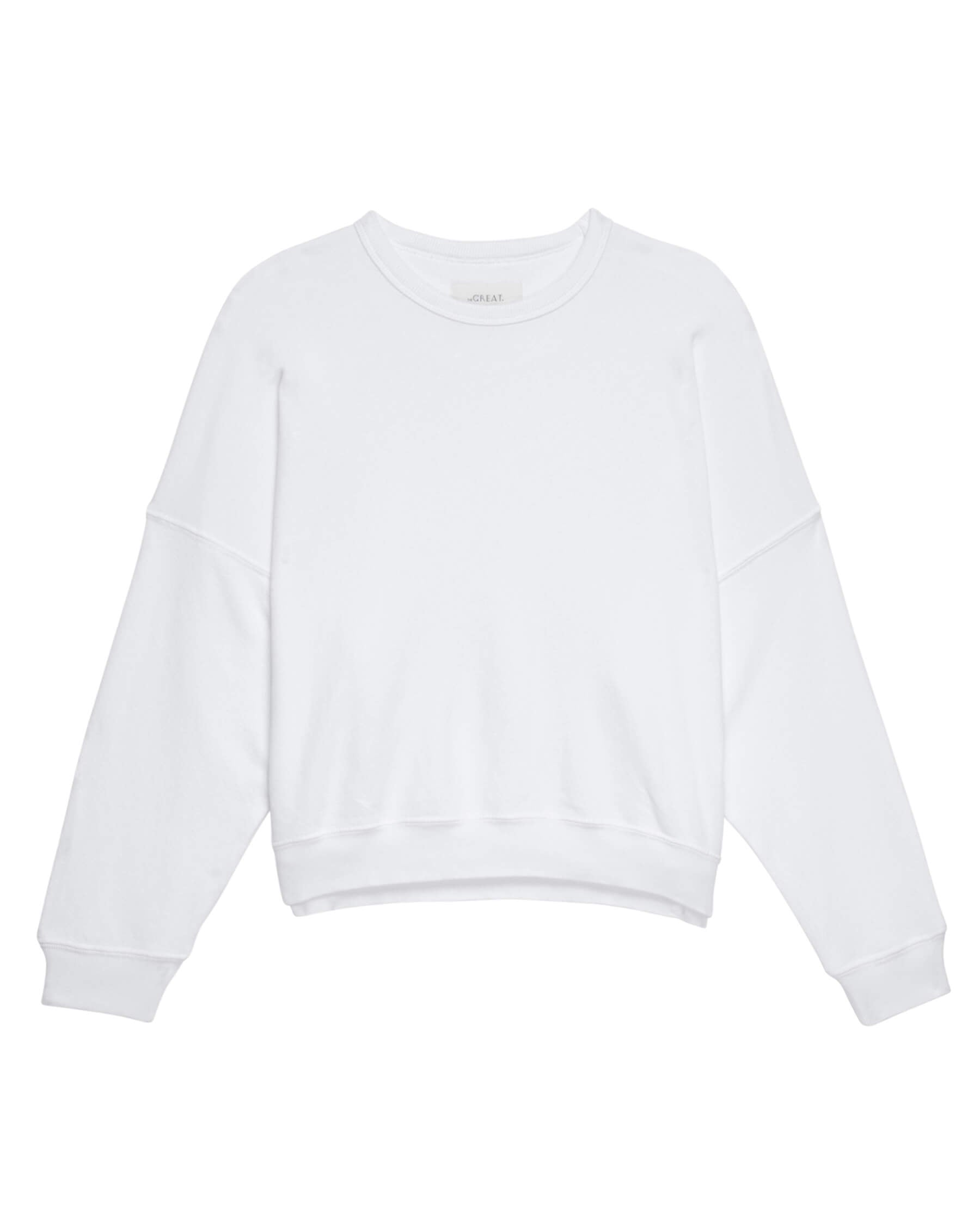 The Teammate Sweatshirt. Solid -- True White