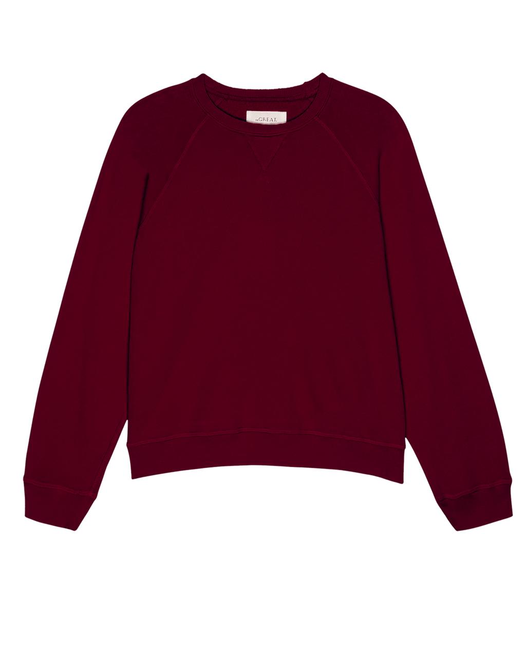 The Slouch Sweatshirt. Solid -- Plum